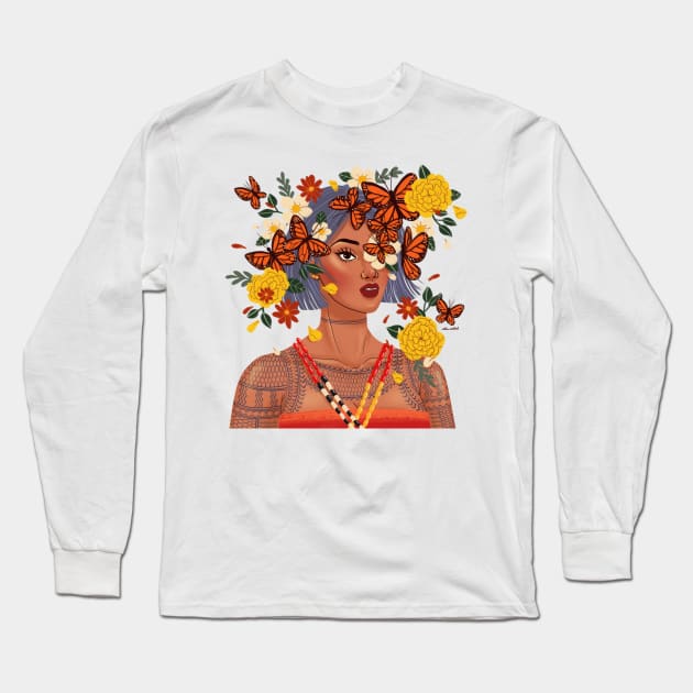 Monarch Long Sleeve T-Shirt by acaballz